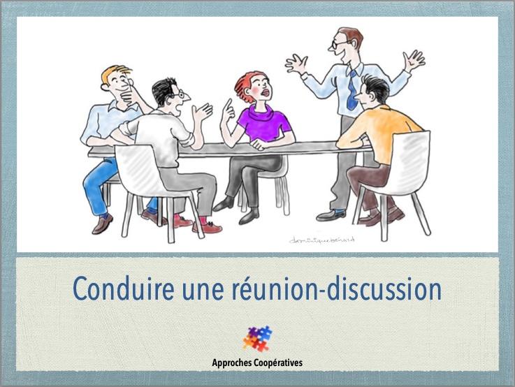 Conduire une réunion-discussion
